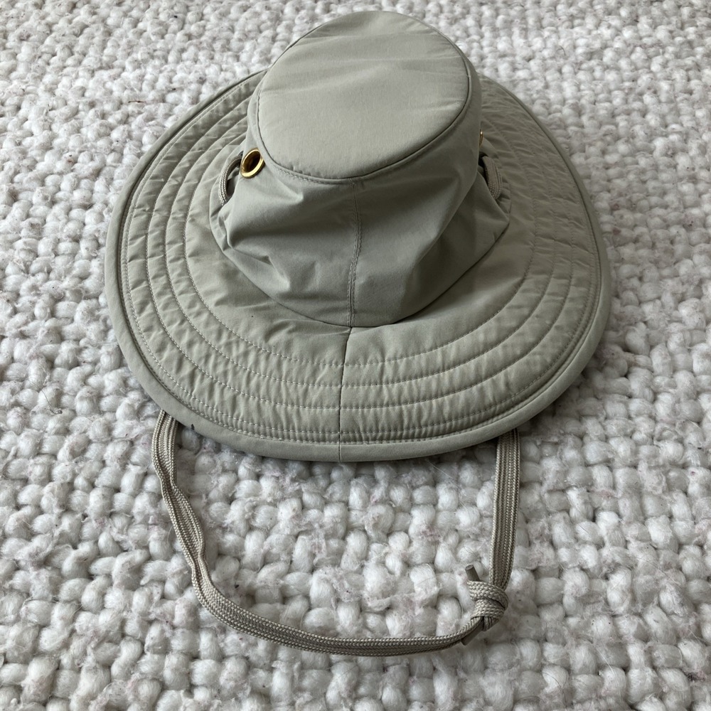 Tilley Hat Tan 6 7/8 Outdoor Fishing Safari Bucket Hat - Picture 3 of 8